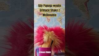 Papuga wypiła Grimace Shake i stało się to...