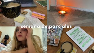 una semana de parciales conmigo || estudio, tips, organización y más 🧘🏼‍♀️