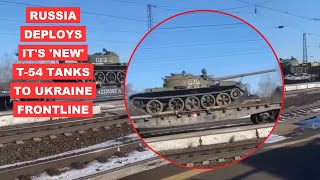 Russia deploys its new T-54 tanks to Ukraine, Ukraine vs Russia Military News