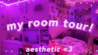 TIKTOK PINTEREST INSPIRED ROOM TOUR! an aesthetic room tour updated, room tour of my small room :)