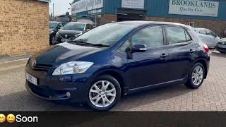 ⭐️⭐️⭐️TOYOTA AURIS 1️⃣⏺6️⃣TR Valvematic2️⃣0️⃣1️⃣2️⃣ 1️⃣2️⃣Dark Blue Met⭐️⭐️⭐️Brooklands Quality Cars