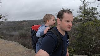 Hiking to Sky Bridge in the Red River Gorge