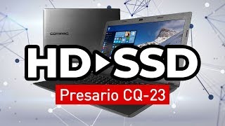 Trocando HD por SSD no Notebook Compaq Presario CQ-23 e Instalando o Windows 10