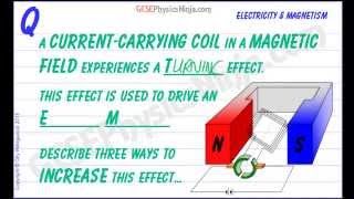 The DC Motor Explained - The Motor Effect - GCSE Physics