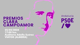 Premios Clara Campoamor.  25  abril,  Almería