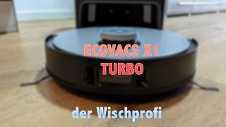 ECOVACS DEEBOT X1 Turbo | Reinigungsstation | Waschen/Lufttrocknen/Nachfüllen des Tanks | AIVI 3D