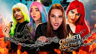 FUGIMOS ACORRENTADAS do INFERNO e a JESSY CHOROU 😭⛓️ | Chained Together #2