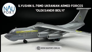 Aircraft model Ilyushin IL-76MD Ukranian Armed Forces "Oleksandr Beilyi" scale 1:200