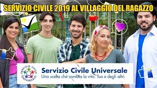 Tutti i progetti di Servizio Civile Universale 2019 al Villaggio del Ragazzo