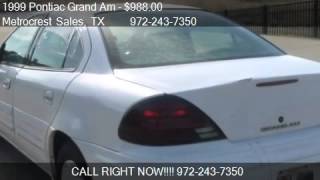 1999 Pontiac Grand Am SE - for sale in Farmers Branch, TX 75