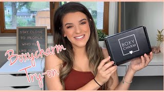 BOXYCHARM AUGUST 2019 UNBOXING- TRY ON STYLE  || Chelsea Nicole MUA