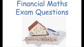 LCHL - Financial Maths Exam Questions