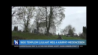 1800 templom újulhat a Kárpát-medencében