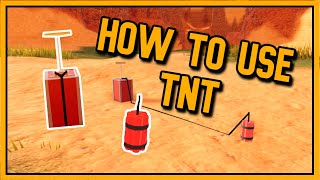 🧨How To Use TNT🧨| Roblox The Wild West