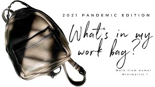 2021 WHAT’S IN MY WORK BAG | BRAUN BÜFFEL BACKPACK