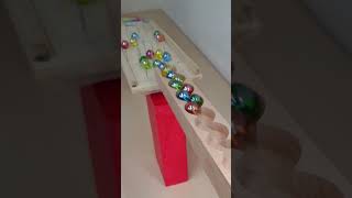 Marble Run Race ASMR HABA wave slope part41 #marblerun #マーブルラン #shorts