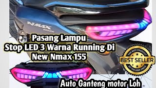 Lampu Belakang Stop LED Runing New Nmax 155 Auto Ganteng #rajayoutubechannel #newnmax155