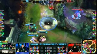 T8 Slooshi8 Orianna VS CLG Zionspartan Rumble Highlights   2015 NA LCS Spring W9D1