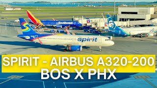 TRIP REPORT | Spirit Airlines - Airbus A320-200 - Boston (BOS) to Phoenix Sky Harbor (PHX) | Economy