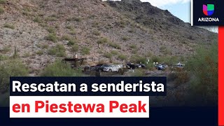 Rescatan a una senderista afectada por las altas temperaturas en Piestewa Peak