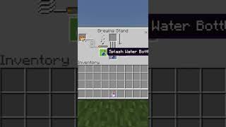 How To Brew Water Lingering Potions In Minecraft #Shorts