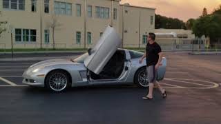 C6 Corvette lambo/vertical doors One Motion Vertical Doors Corvette C6