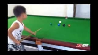 THREE-year-old Chinese Snooker Prodigy | The Next Ronnie O'Sullivan