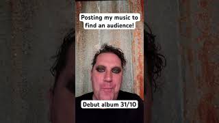 Posting my music #indieartist #independentartist #musician #postpunk #newwave #gothic #audience