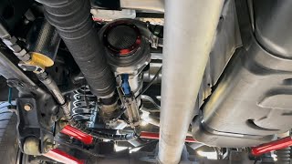 Rear low mount turbo leaking oil while parked solution