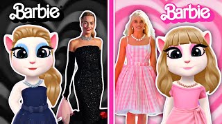 My Talking Angela 2 ❤️‍🔥|| Angela Vs Black Barbie 🖤 Vs Pink Barbie 🩷🏩|| Cosplay/ Makeover 💄