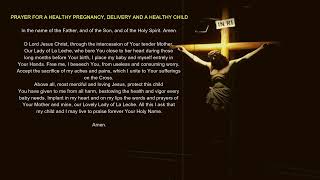 Prayer for a Healthy Pregnancy, Delivery, and a Healthy Child (male voice)