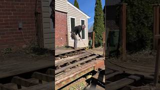 How to demo an old deck and shed like a pro