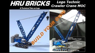 LEGO Technic Crawler Crane BUILD YOUR OWN. Build a Crawler Crane MOC Pt.3