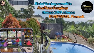 Hotel instagramable fasilitas lengkap hanya 200ribuan di Cipanas Cianjur #puncak #bogor