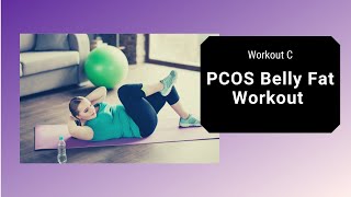 PCOS Belly Fat Workout: Core + Glutes + Chest (At home workout)