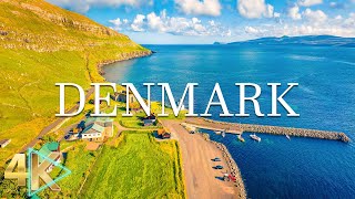 FLYING OVER DENMARK (4K UHD) - Relaxing Music Along With Beautiful Nature Videos - 4K Video HD