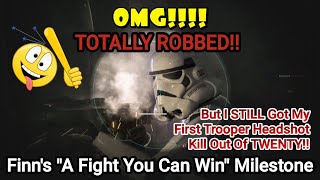 Finn's "A Fight You Can Win" Challenge: 1st of 20 ... FINALLY!! - STAR WARS™ Battlefront™ II