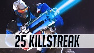 Overwatch Beta - Soldier: 76 | 25 Killstreak Gameplay