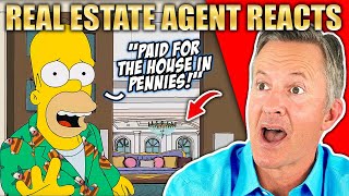 Real Estate Agent Reacts to the Simpsons Hilarious Homer Real Estate Scenes (Part 5)