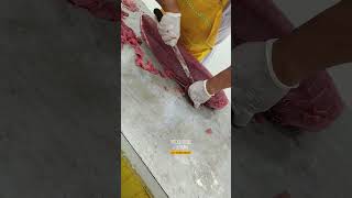 expensive tuna fish cutting from aceh indonesia