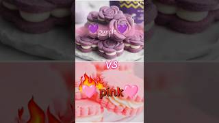 💜purple💜 vs 🩷pink🩷 comment for 🩷pink🩷 vs 💚green💚 and 💛golden💛 vs 🩶silver🩶 #pink #purple #vs #shorts