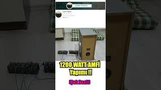 1200 WATT AMFİ NASIL YAPILIR(ÇOK BASİT) #shorts #short  #elektrik