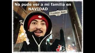 Traté de reunirme con mi familia en NAVIDAD pero la NIEVE no me dejó