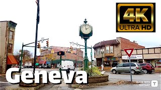 【4K】Geneva Ohio - Day Walk - November 2023