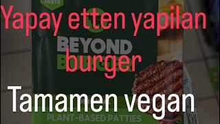 Daha once Yapay Et yemis olabilirmisiniz? Yapay etten burger denedim #londra #uk #vegan #london