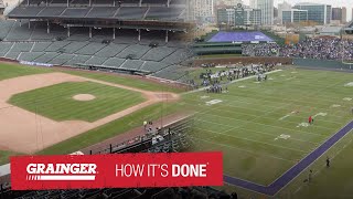 Converting a Baseball Field to Football | Grainger: How It's Done