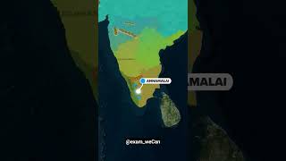 part2 South India's all ranges with rivers #mpsc#upsc#upscpreparation #shortsvideo #ias #southindian