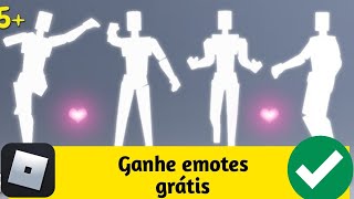 Como obter emotes grátis de graça, ganhe emotes grátis para todos. Obtenha itens Roblox (2024)