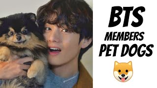 BTS Members Pet Dogs 🐶💜 #rkbiography #shorts