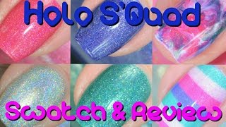 Sweet&Sour Lacquer HOLO S'Quad  Swatch & Review| Sam H Nails